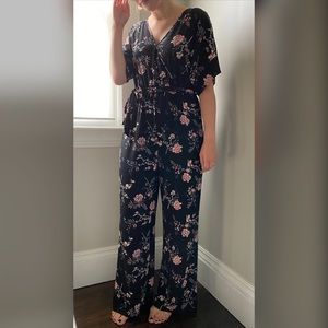 Rue21 Floral Jumpsuit